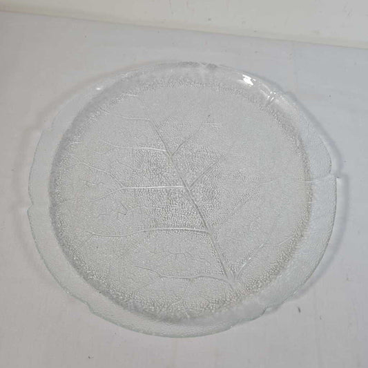GLASS LEAF PLATE
