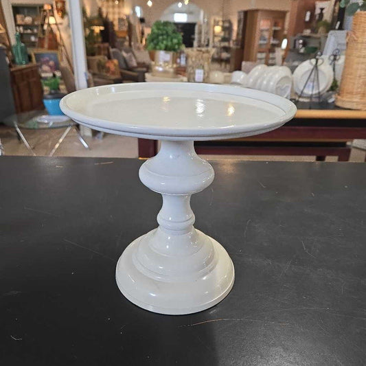 WHITE ENAMEL STAND