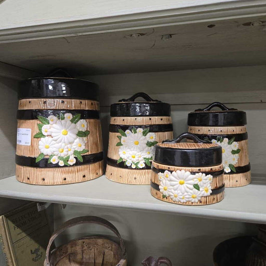 BARREL STYLE CANISTER SET