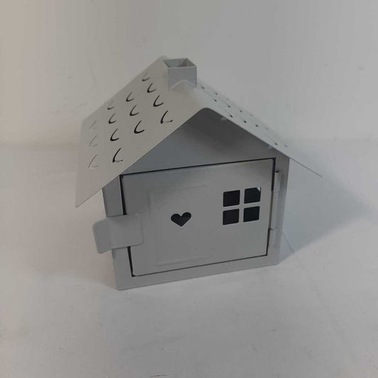 METAL HOUSE TEALIGHT HOLDER