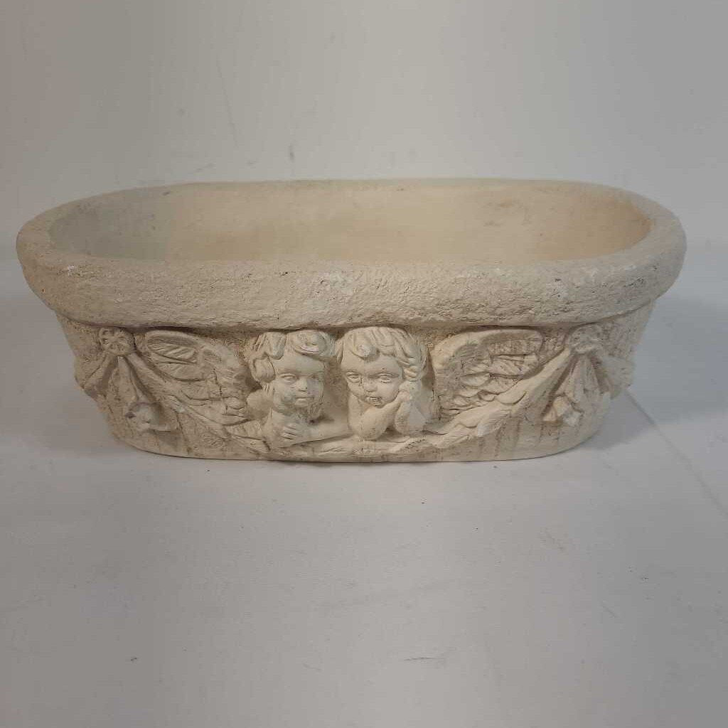 CHERUB STONE PLANTER
