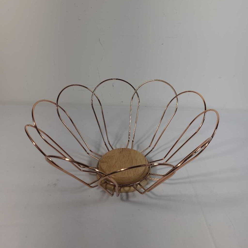 COPPER FLOWER BOWL