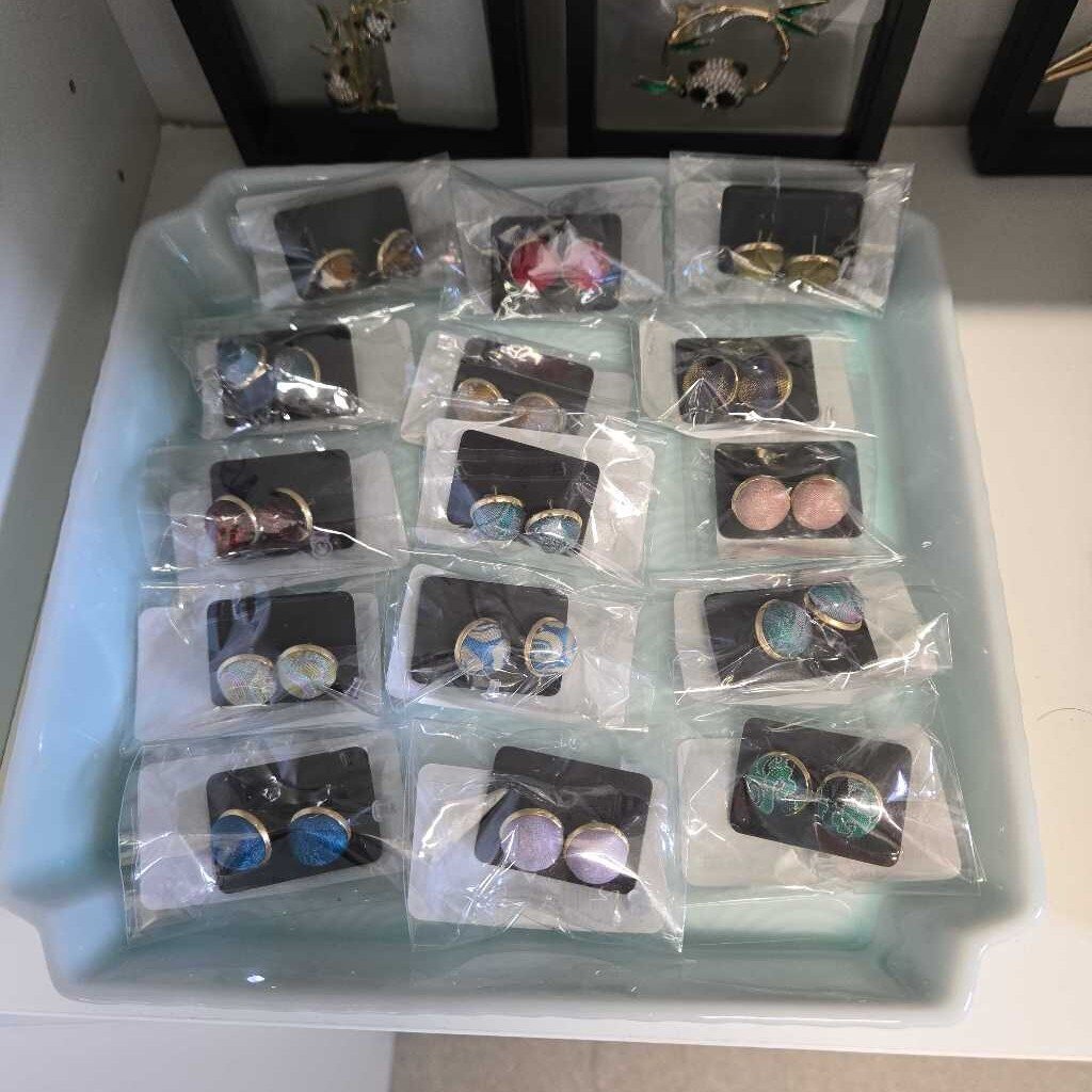 Silk earrings