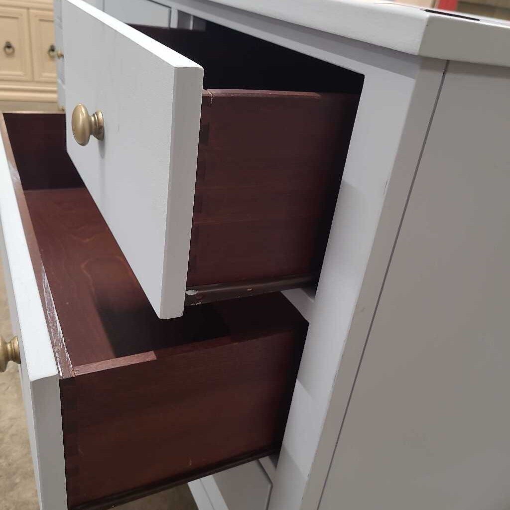SOLID WOOD 4 DRAWER BLUE DRESSER