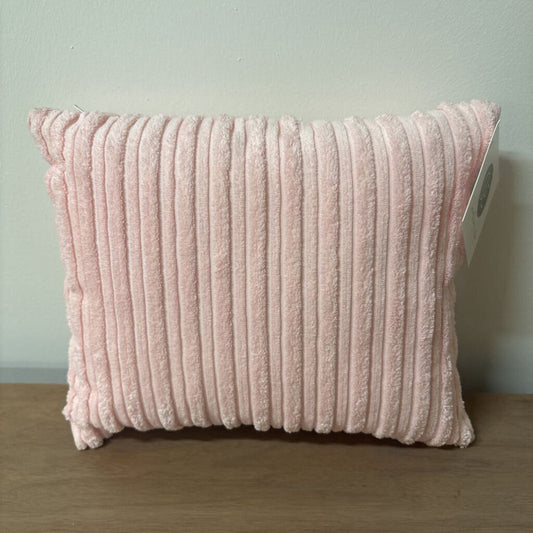 DIMPLE MINKY BABY TOSS CUSHION 9.5" x 11" PALE PINK