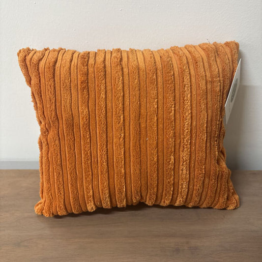 DIMPLE MINKY BABY TOSS CUSHION 9.5" x 11" ORANGE
