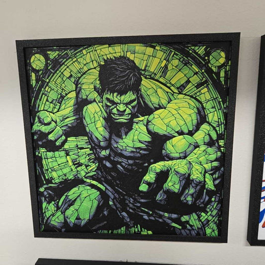 Hulk Stained Glass