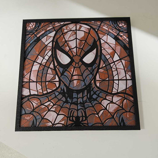 SpiderMan Stained Glass