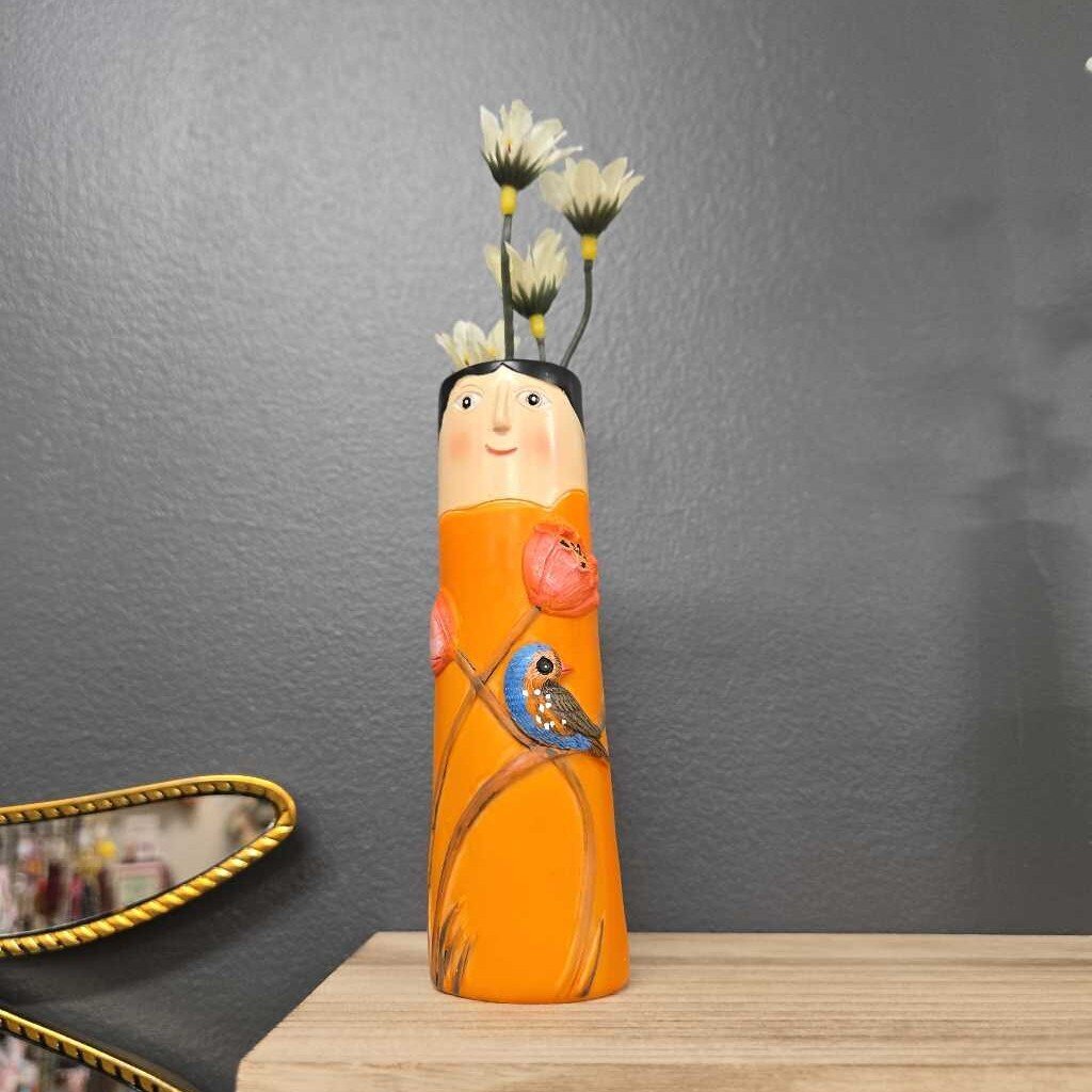 FACE BUD RESIN VASE - STYLE C
