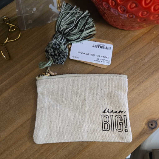 'DREAM BIG' MINI COIN PURSE