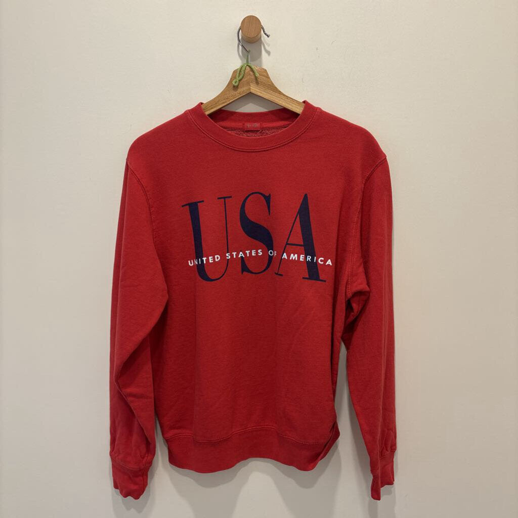 John Galt Red Crewneck (Brandy)