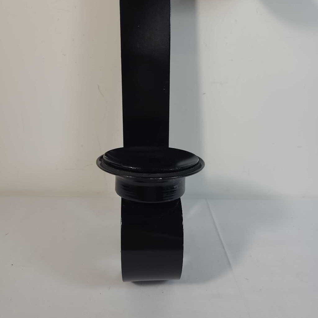 PR BLACK METAL CANDLE WALL SCONCES