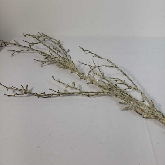 GOLD FROSTED GLITTER BRANCH