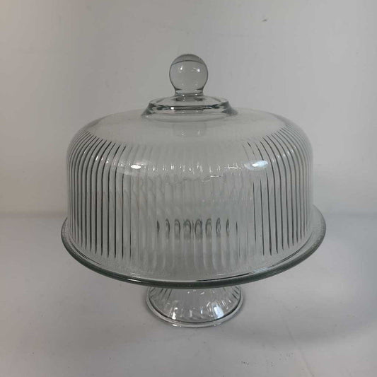 ANCHOR HOCKING 2 PC CAKE SET