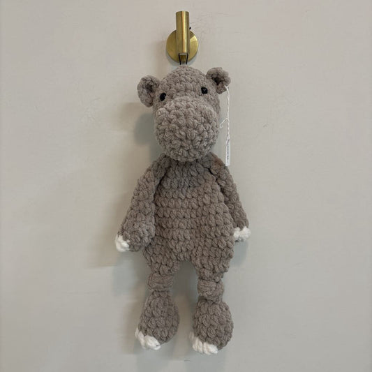Knotted lovey - hippo