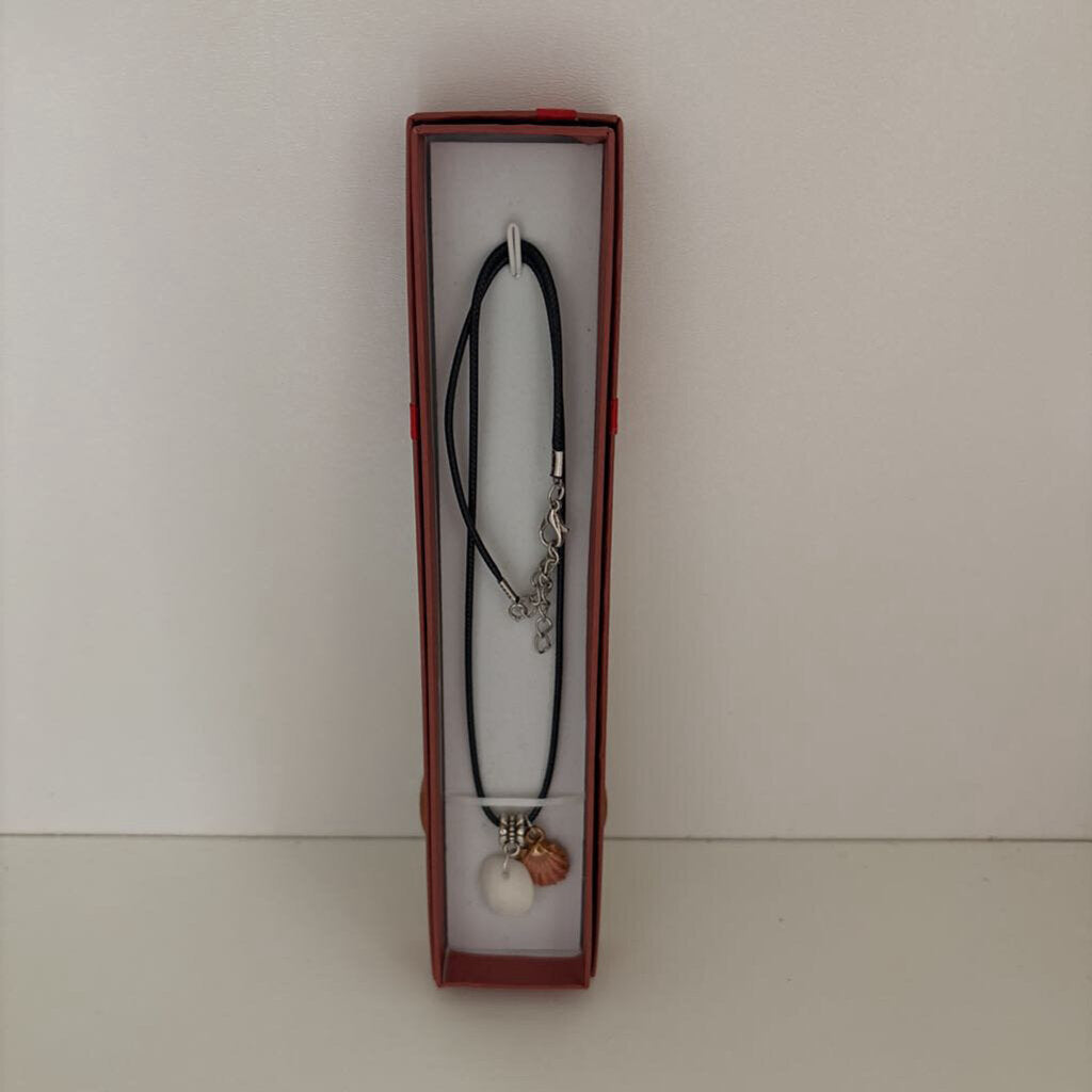 Sheepshead lucky stone necklace