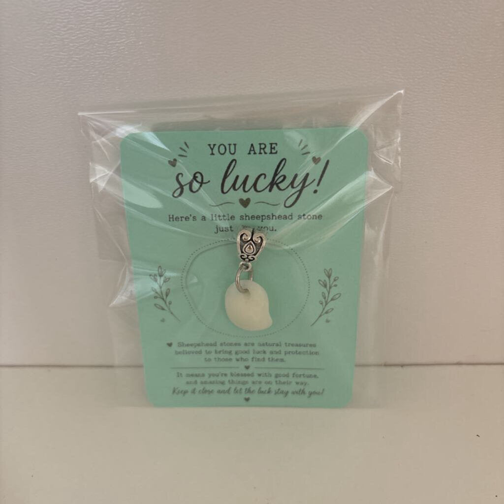 Sheep's head lucky stone pendants