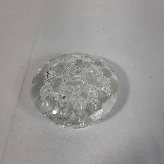 10 HOLE GLASS FLOWER FROG