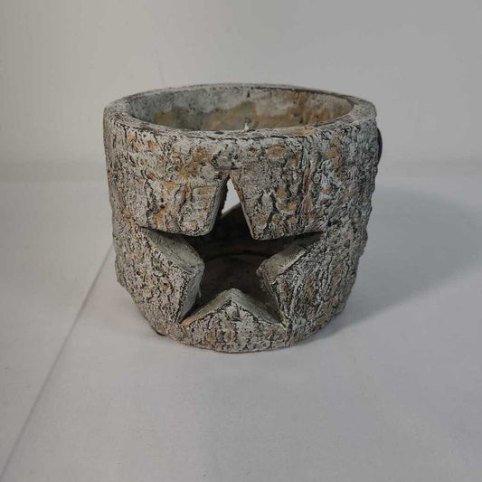 CEMENT CANDLE HOLDER