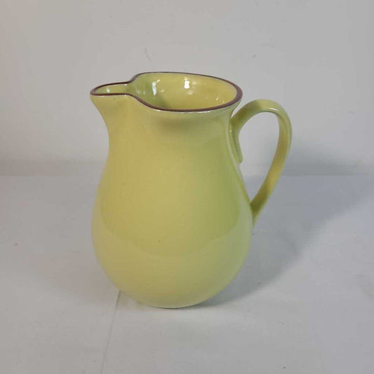 CHARTREUSE CERAMIC PITCHER