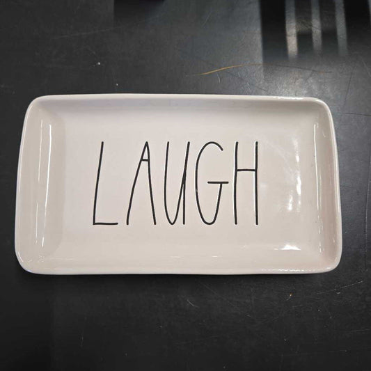 RAE DUNN LAUGH PLATE