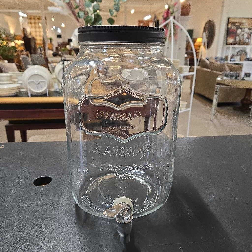 DRINK DISPENSER - MASON JAR STYLE