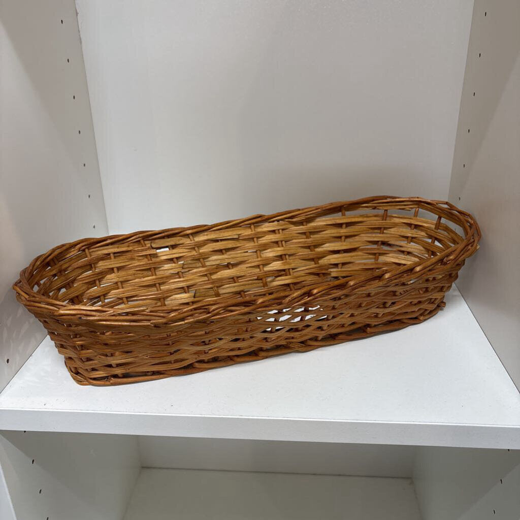 Vintage Wicker Baguette Basket