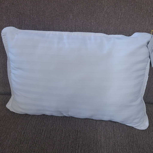 WHITE STRIPED LUMBAR PILLOW
