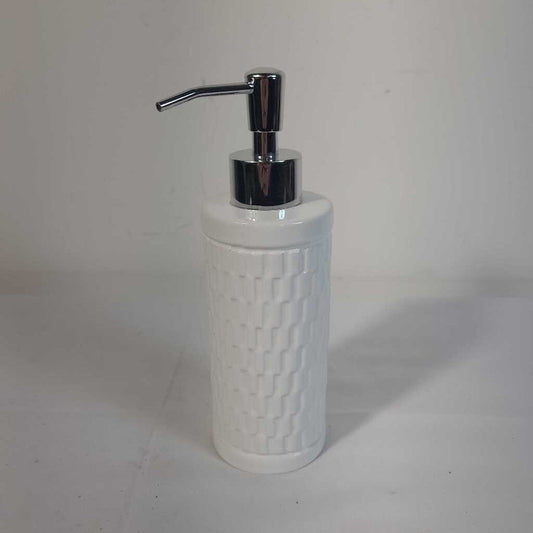 WHITE PORCELAIN SOAP PUMP