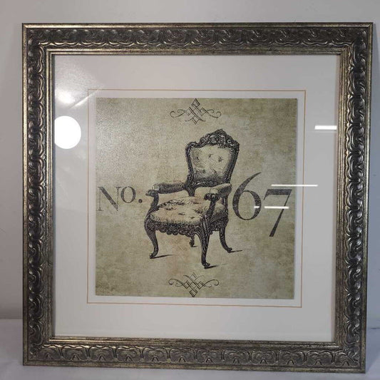 GOLD FRAMED CHAIR ART NO.67
