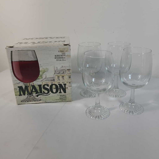 S/4 WINE GOBLETS
