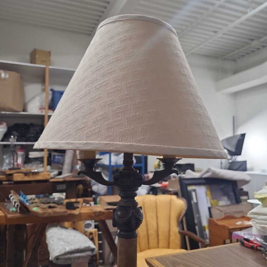 VTG CANDLE STICK STYLE FLOOR LAMP