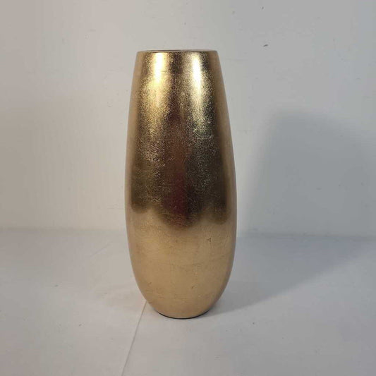 GOLD LEAF GLASS VASE