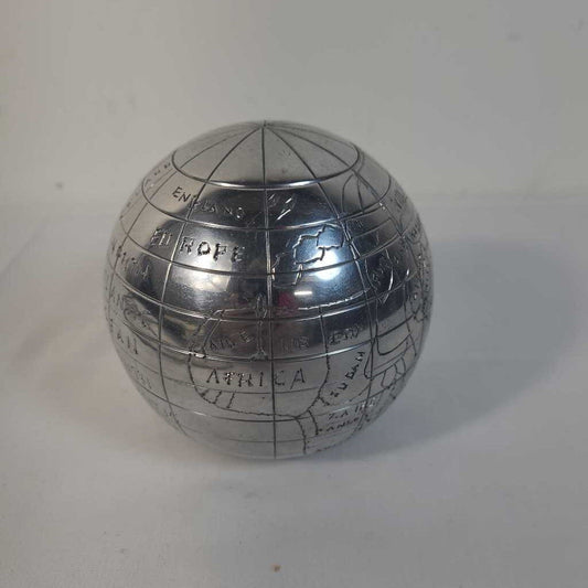 SILVER DESK GLOBE