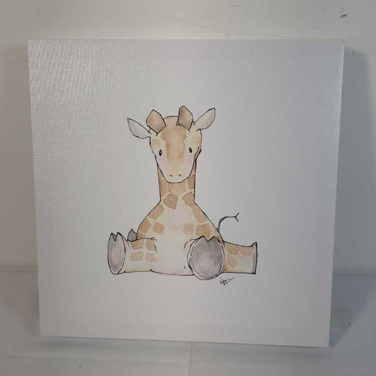 BABY GIRAFFE CANVAS