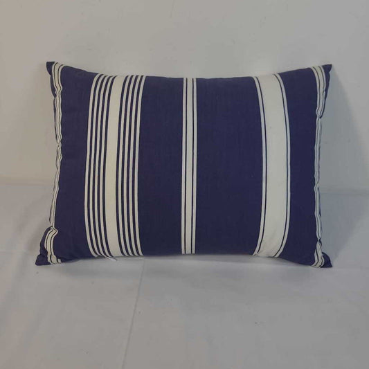 BLUE & WHITE STRIPPED PILLOW