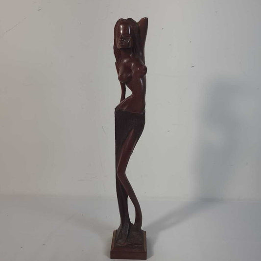 HAND CARVED LADY