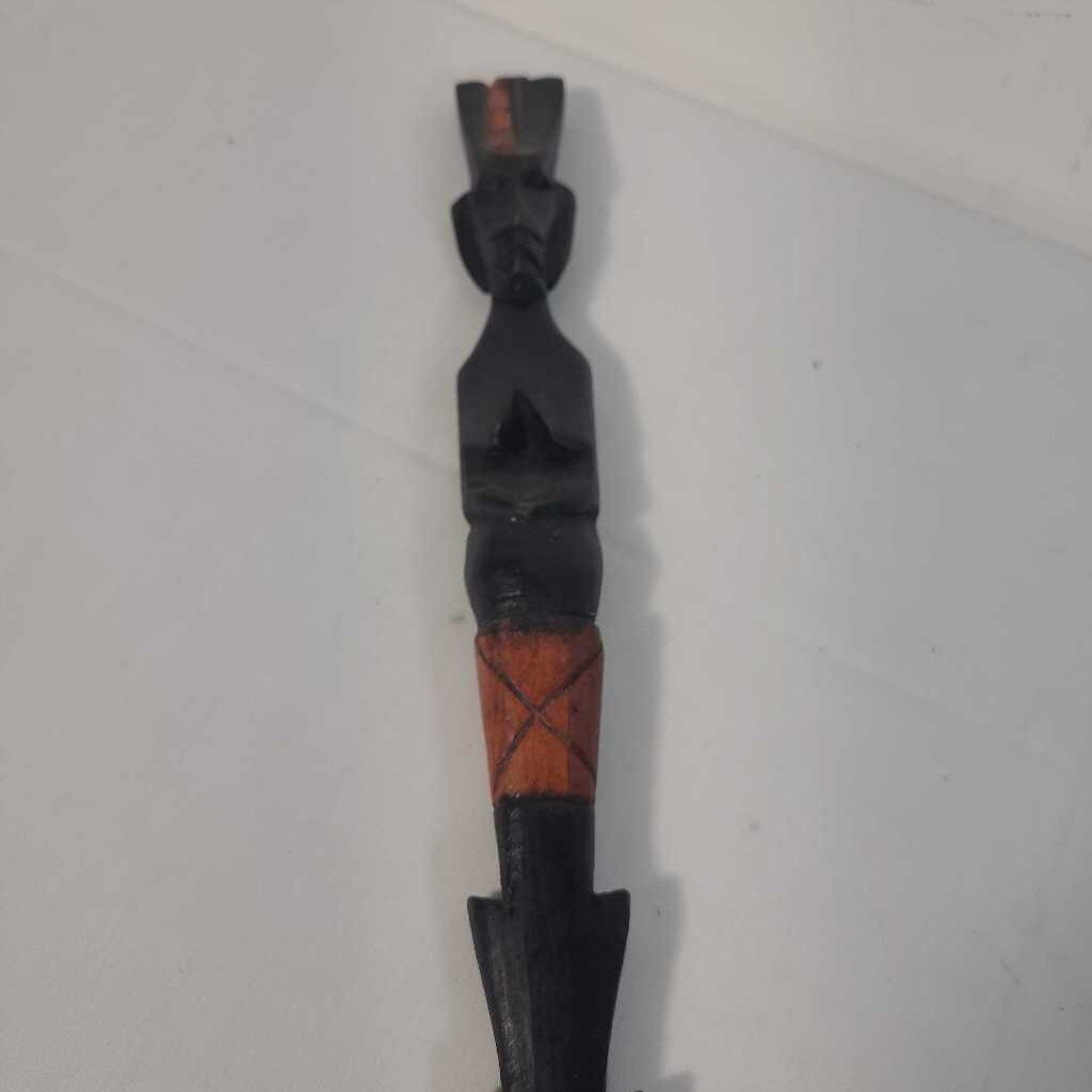 AFRICAN CARVED TRIBEL SPEAR~C