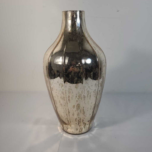 TALL GOLD MERCURY GLASS VASE