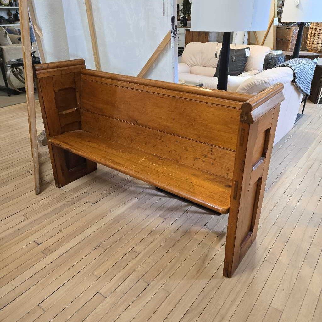 ANTIQUE CHURCH PEW