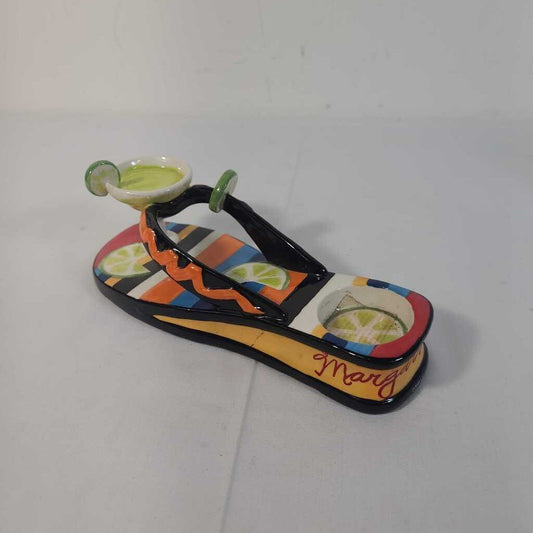 MARGARITA VILLE SANDLE CANDLE HOLDER