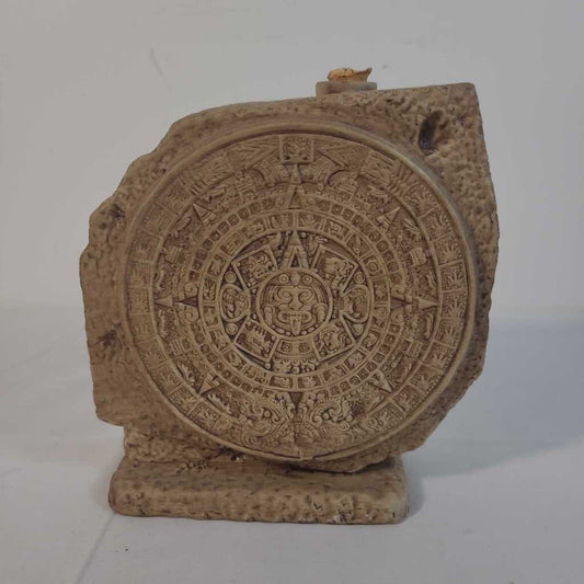 AZTEC CALENDAR TEQUILA DECANTER