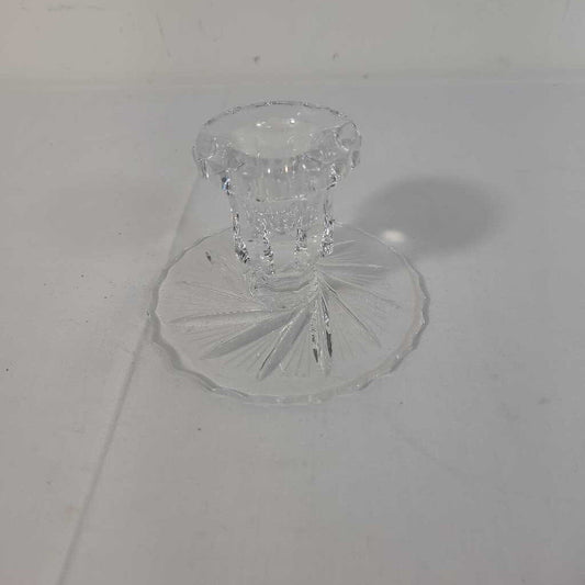 PINWHEEL CRYSTAL CANDLE HOLDER