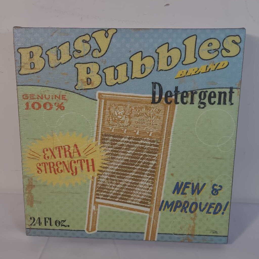 BUSY BUBBLES CANVAS