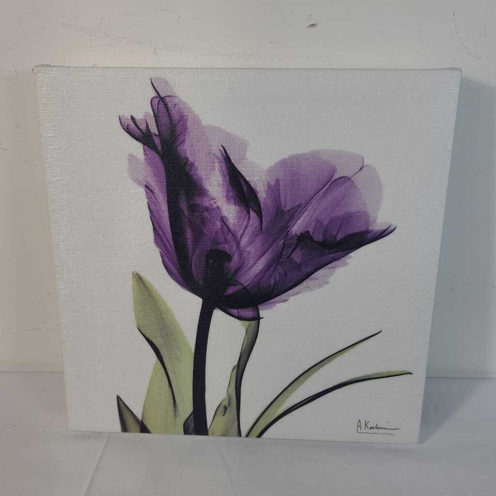 PURPLE FLOWER CANVAS