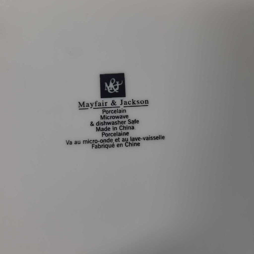 MAYFAIR & JACKSON SERVING PLATE W/4 DISHES