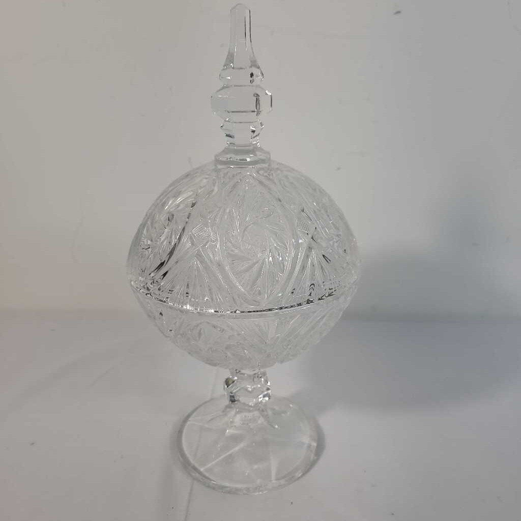 PINWHEEL LIDDED CANDY DISH