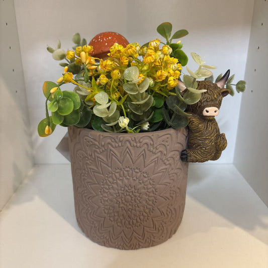 Highland Cow Planter