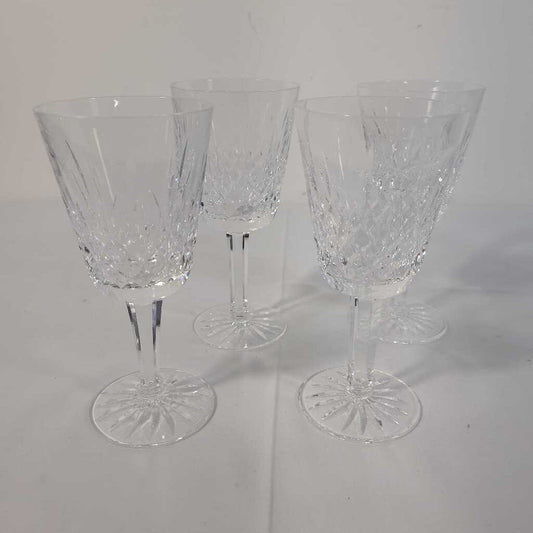 S/4 WATERFORD CRYSTAL WINE GLASSES