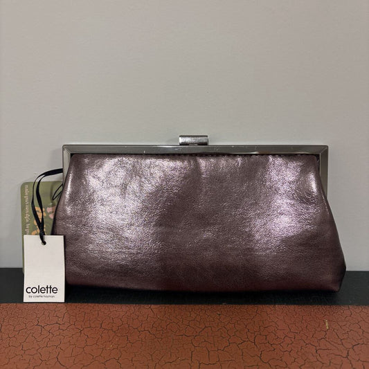 NWT COLETTE BRONZE CLUTCH